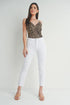Just Black Slim Straight Distressed Jeans