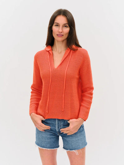 Six Fifty Crochet Knit Hoodie