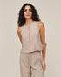 Bella Dahl Sleeveless Button Front Top