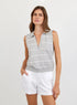 Bella Dahl Sleeveless Placket Pulover