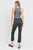 Cropped flare denim in black wash back view